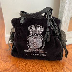 Juicy Couture black shoulder bag